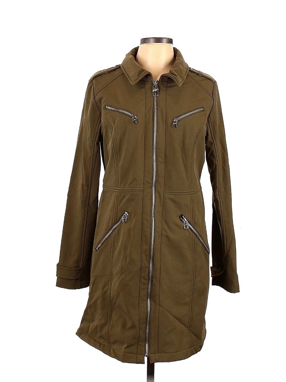 Miss Sixty Olive Utility Zip-Front Jacket